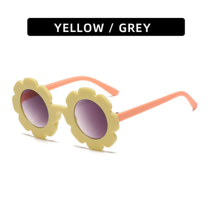 Trendy Kids' Sunglasses Cute Sunflower Design UV400 Protection