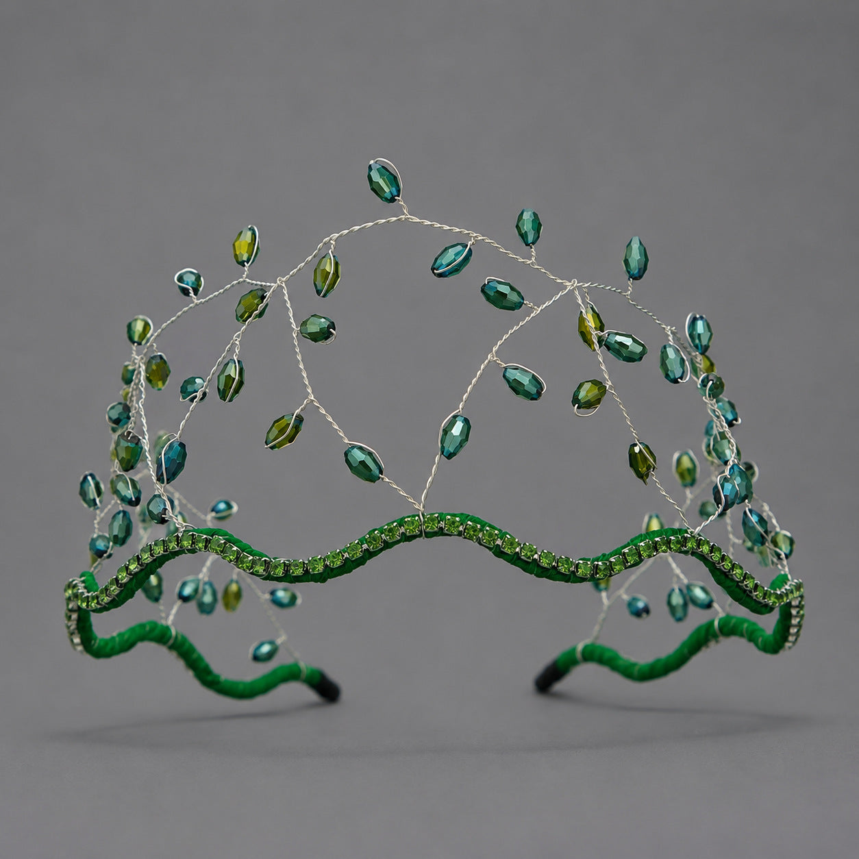 Handcrafted Crystal Beaded Headband Elegant Hair Accessory