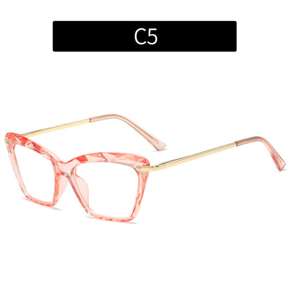 Trendy Crystal Cat-Eye Anti-Blue Light Glasses