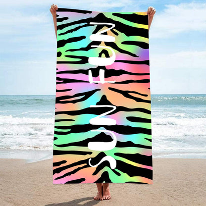 Printed Quick-Dry Microfiber Beach & Bath Towel