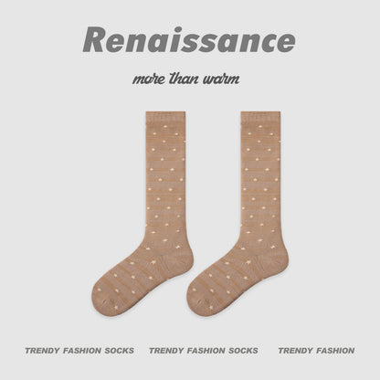 Socks Renaissance Sheer Mesh Nylon Breathable Retro