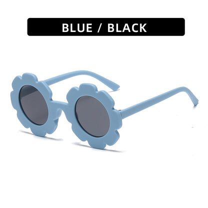 Trendy Kids' Sunglasses Cute Sunflower Design UV400 Protection