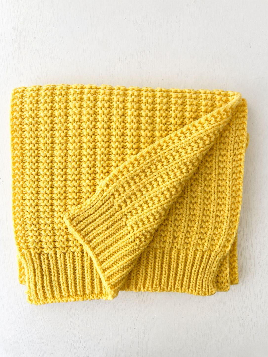 Solid Color Chunky Knit Scarf Stylish and Warm Neck Wrap