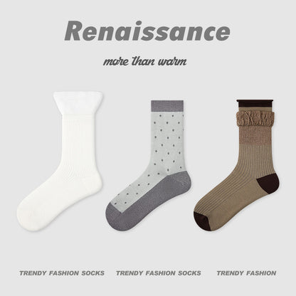 Socks Diamond Mesh Cotton Moisture Wicking Casual