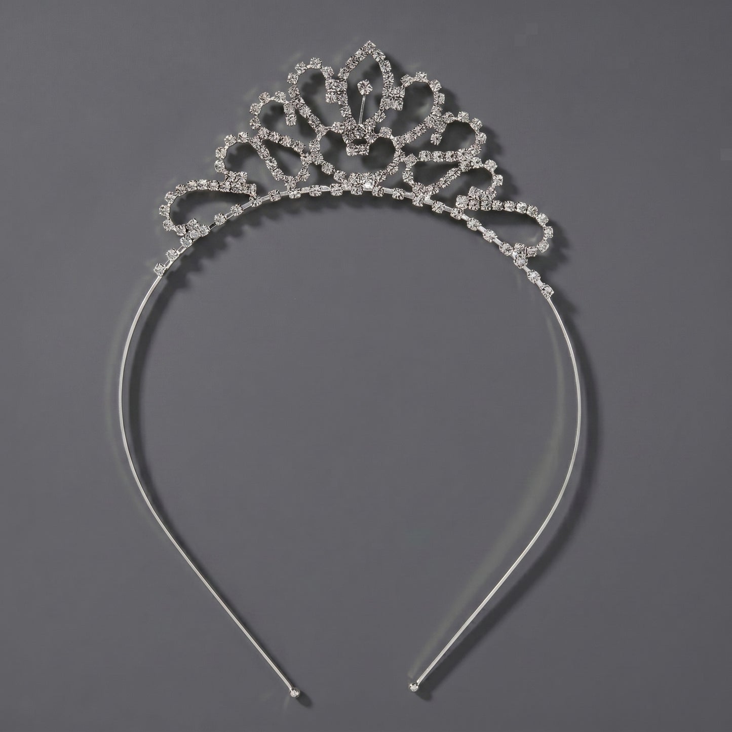Luxury Rhinestone Princess Crown Headpiece for Birthdays and Weddings