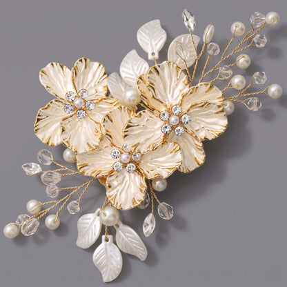 Elegant Acrylic Flower Hairpin for Traditional Hanfu Style