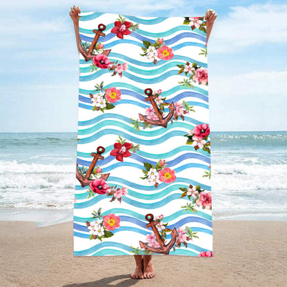 Customized Microfiber Beach Towel with Digital Print