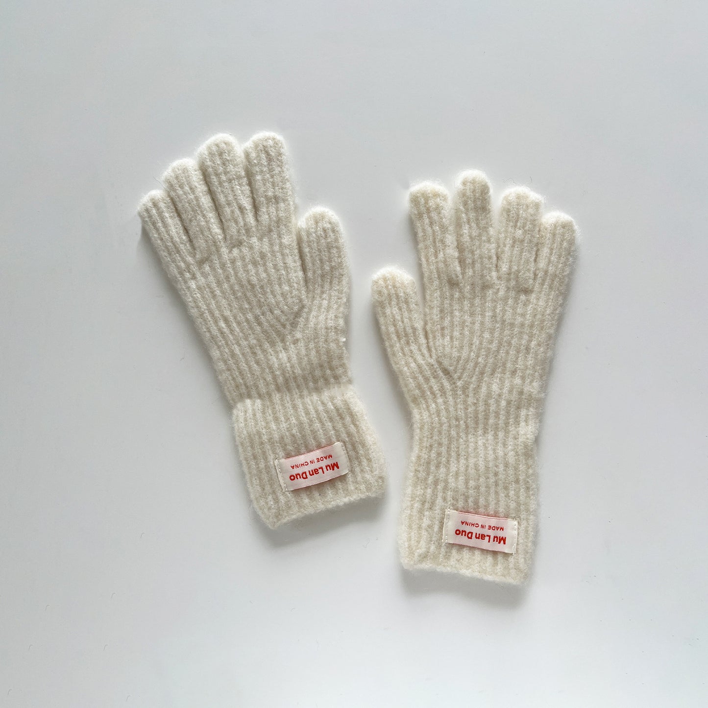 Touchscreen Knit Gloves Cute Solid Color Warm Winter Mittens