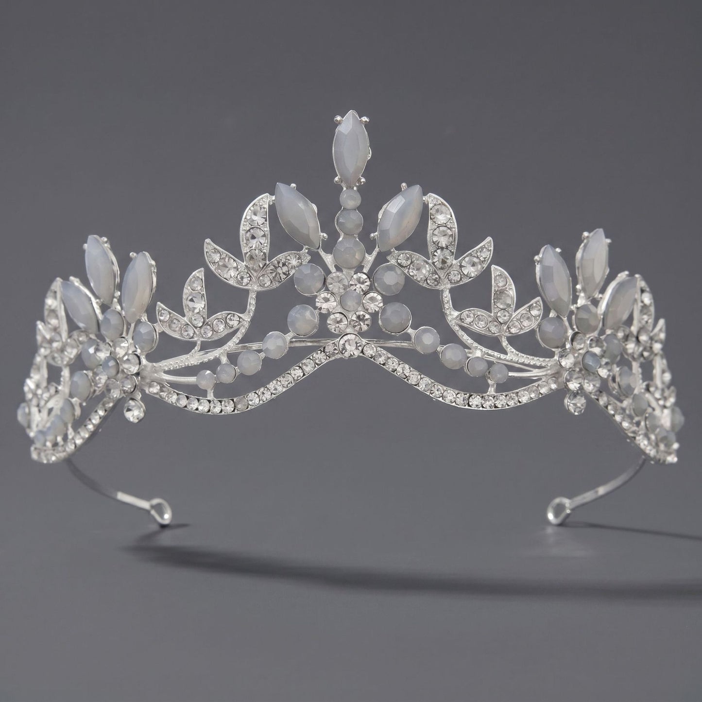 Luxury Rhinestone Princess Crown Headpiece for Birthdays and Weddings