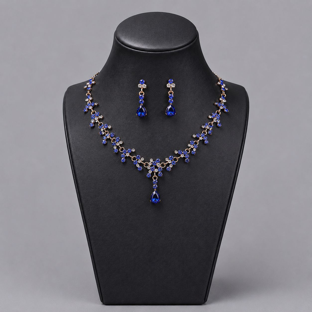 Luxury Bridal Jewelry Set with Pearl and Rhinestone for Weddings and Parties