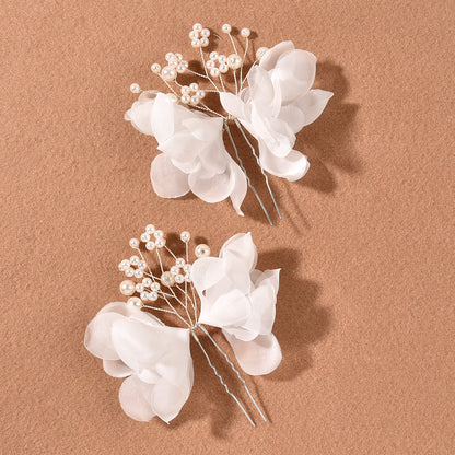 Elegant Pearl U Shaped Hairpin Bridal Hair Accessory