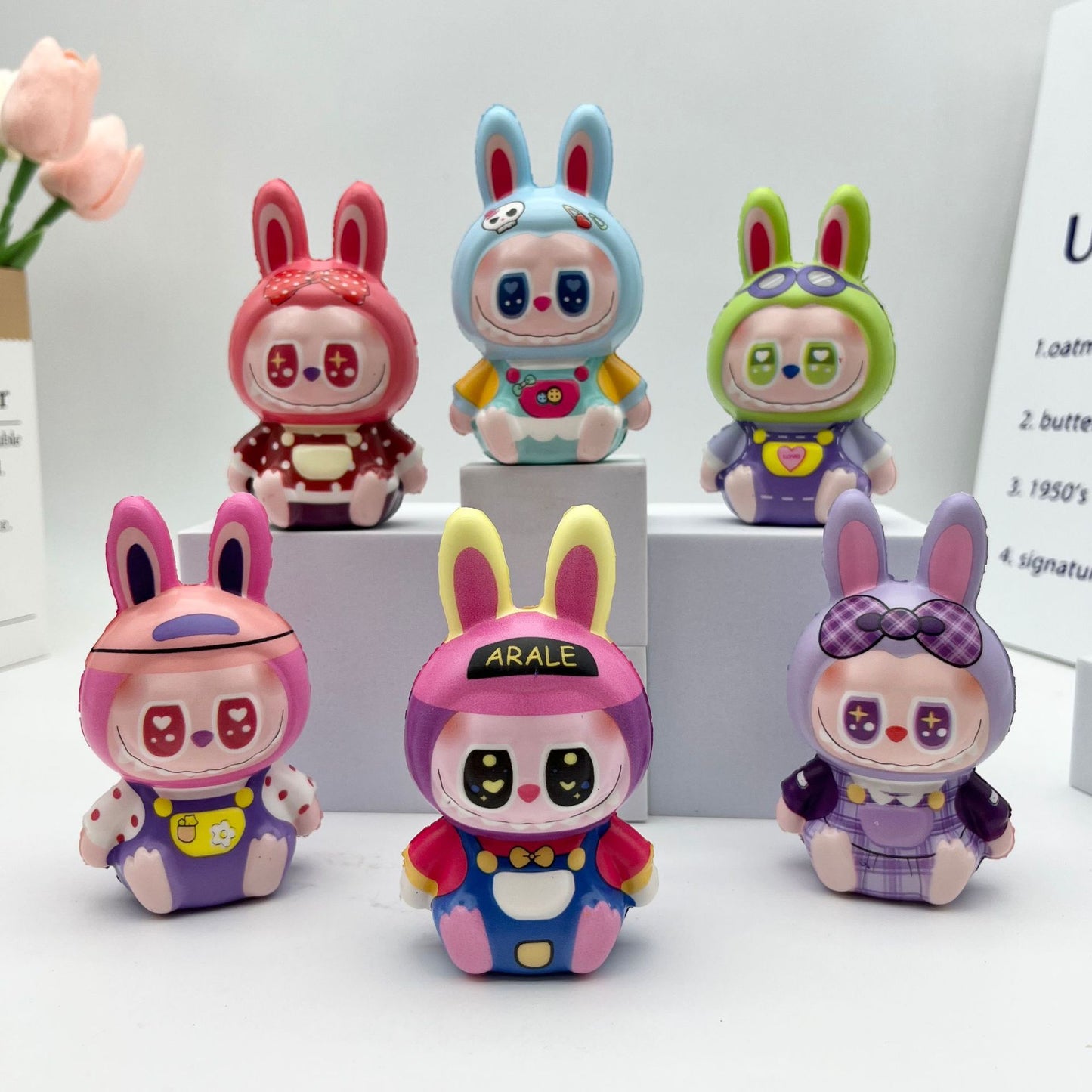 Labubu Sensory Squishy Plush PU Slow Rebound