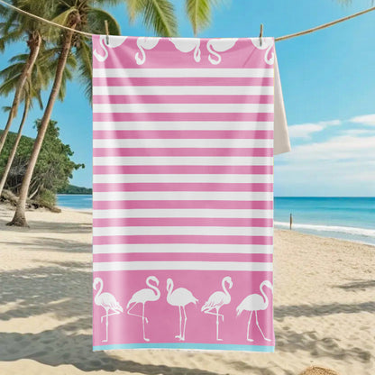 Ultra-Fine Microfiber Beach Towel Quick-Dry Bath Towel
