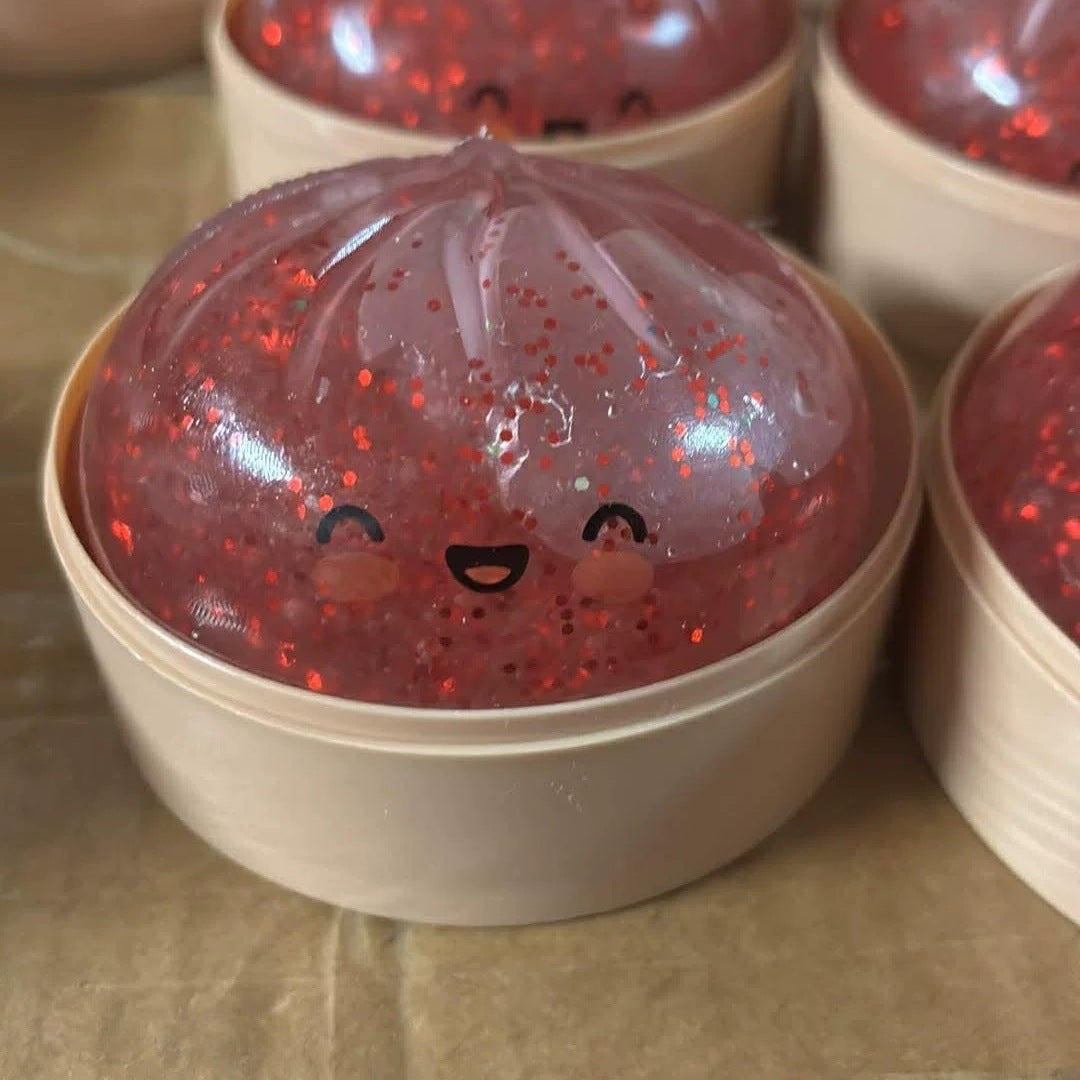 Dumpling Squishy Toy Smiley TPR Stress Relief