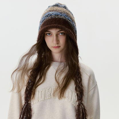 Knitted Beanie Hat with Tassels for Men and Women - Warm and Windproof