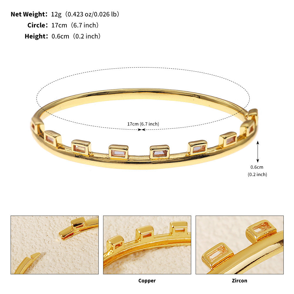 Crystal Studded Open Cuff Bracelet Elegant Jewelry for Weddings and Parties