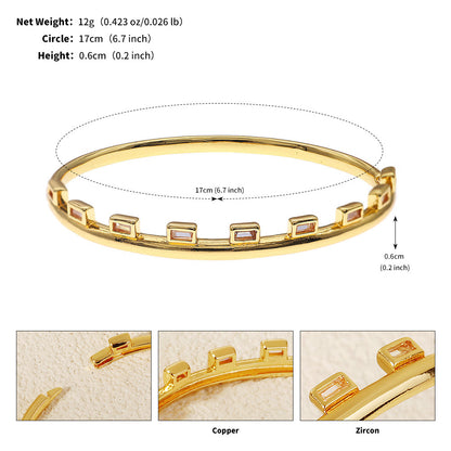 Crystal Studded Open Cuff Bracelet Elegant Jewelry for Weddings and Parties