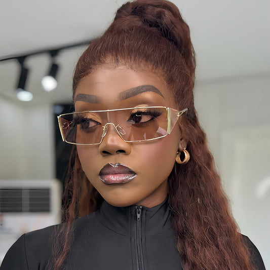 Trendy Metal Future Tech Sunglasses