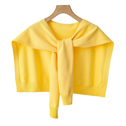Trendy Knit Shawl Versatile Lightweight Summer Layer