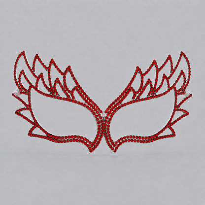 Luxury Rhinestone Half Face Masks for Parties and Events