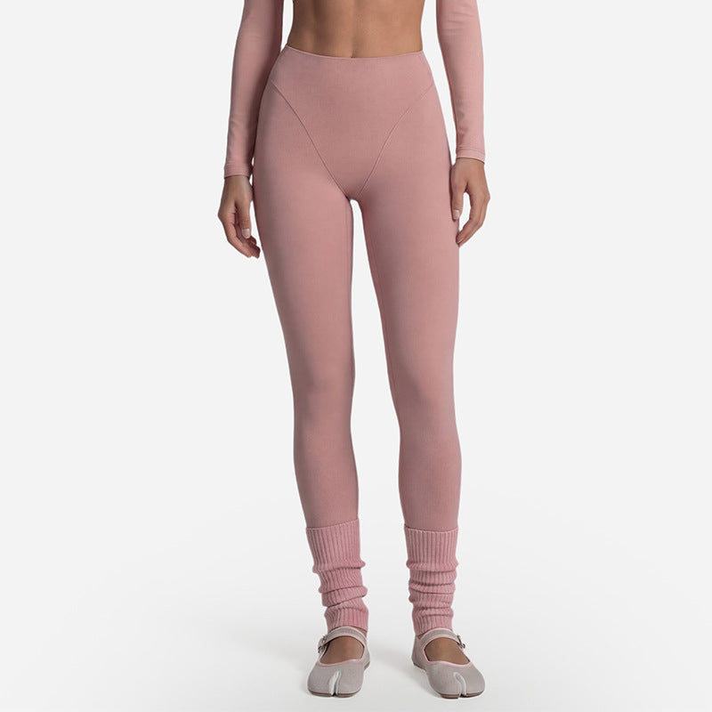 Cross-Back Long Sleeve Yoga Top & Pants Set