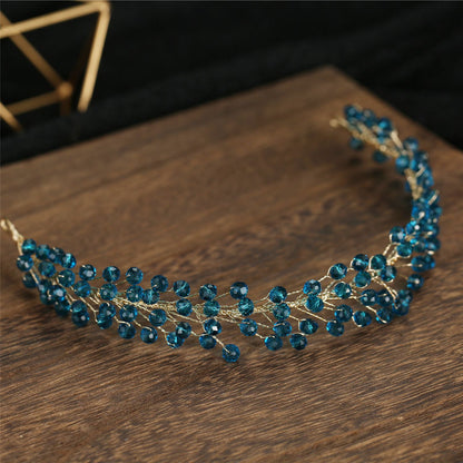 Crystal Pearl Wedding Headband Hair Accessory