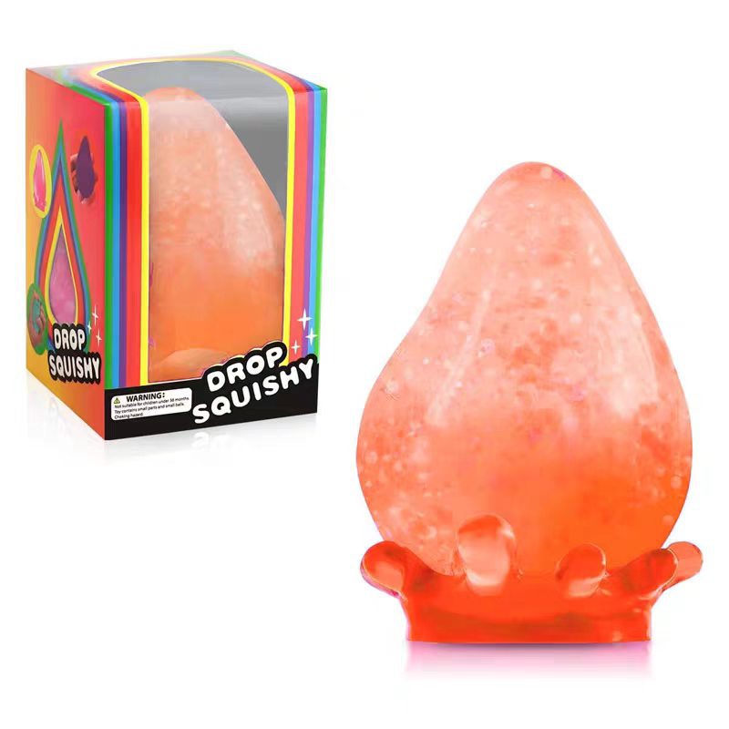 Squishy Waterdrop Design TPR Slow Rise Stress Toy