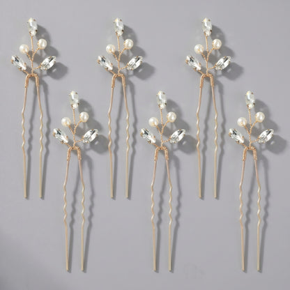 Exquisite Pearl and Crystal Flower Headpiece for Bridal Photoshoots