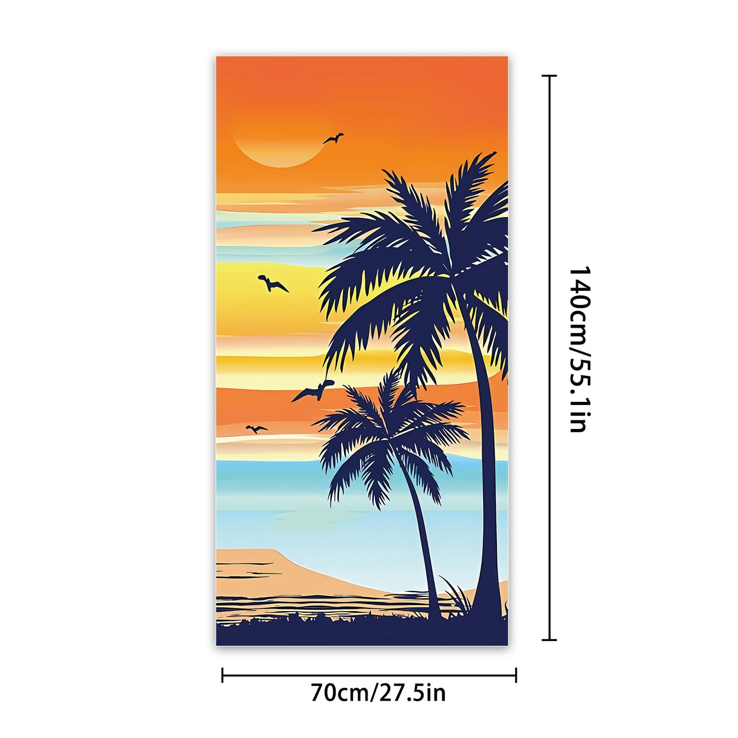 Custom Printed Beach Towel Microfiber Quick-Dry Towel