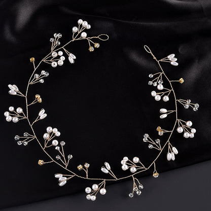 Handmade Pearl Headband Wedding Hairpiece