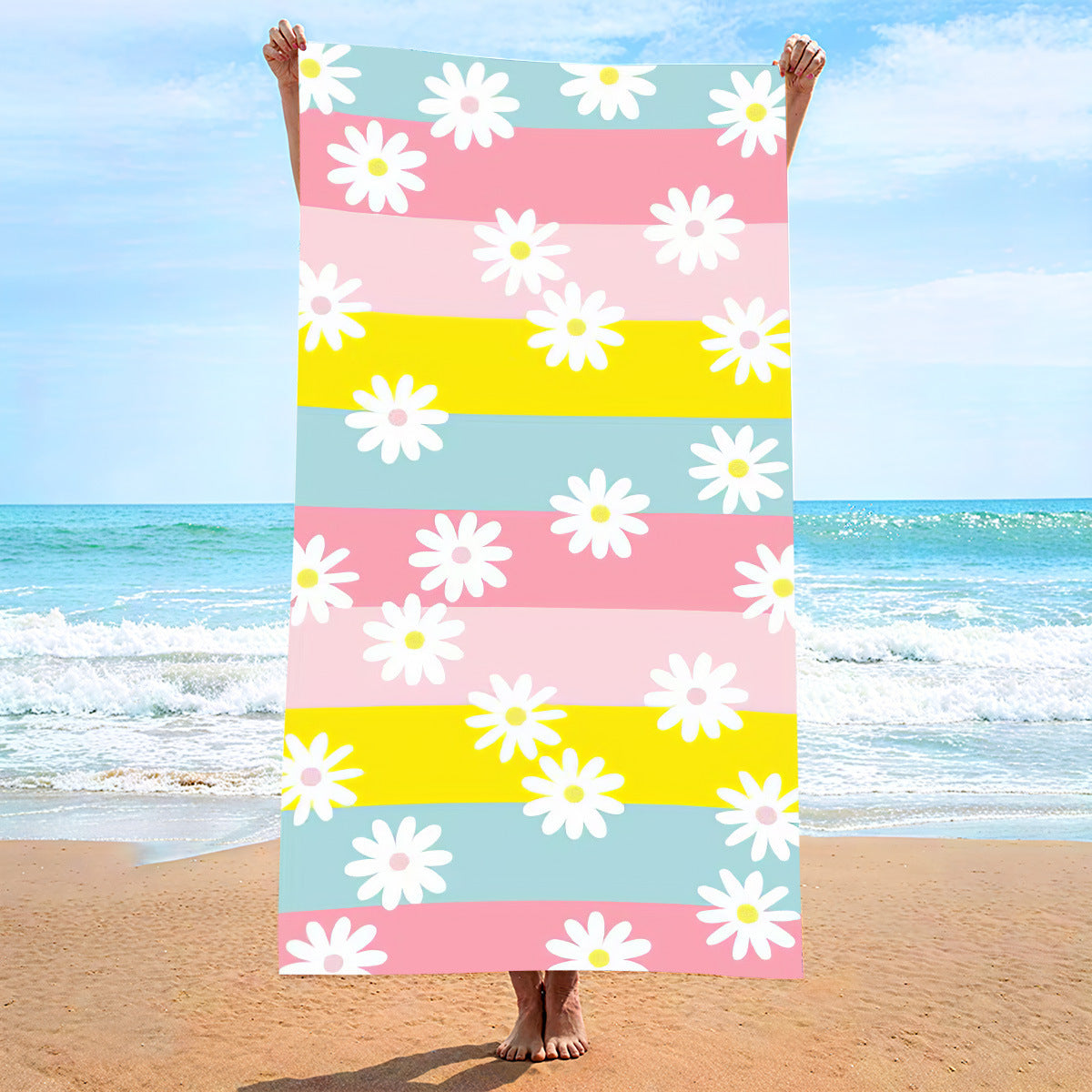 Custom Printed Devil's Eye Beach Towel Microfiber Camping Towel