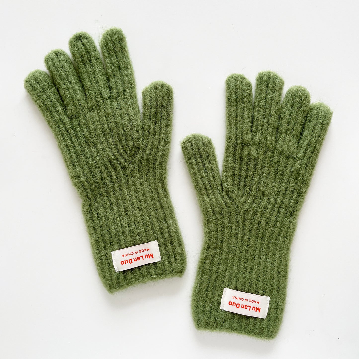 Touchscreen Knit Gloves Cute Solid Color Warm Winter Mittens