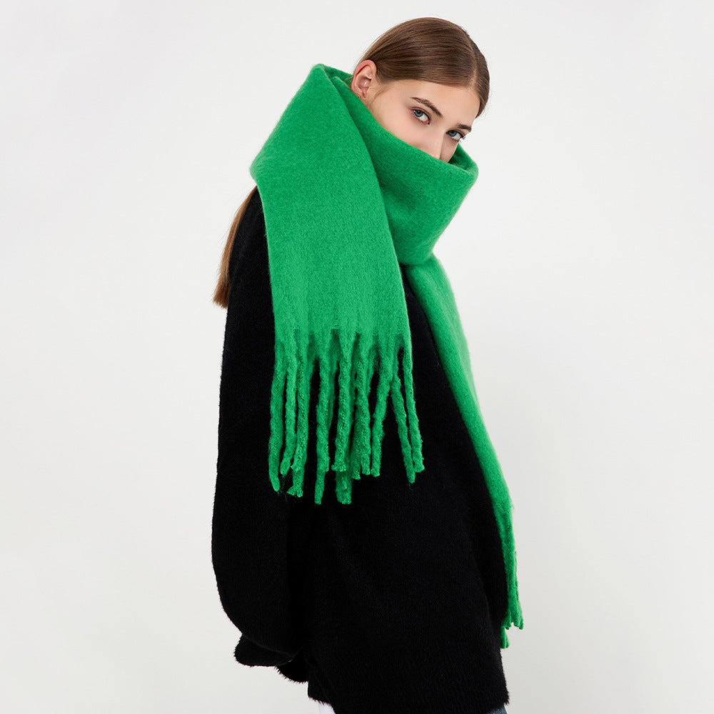 28 Colors Cozy Soft Cashmere Feel Scarf for Women