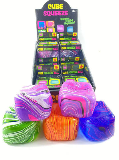Textured Square Squishy Stress Toy Soft Silicone