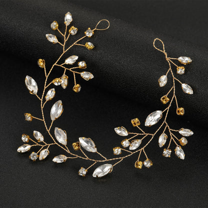 Rhinestone Headband Handmade Bridal Wedding Hair Accessories