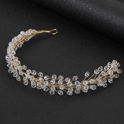 Crystal Pearl Wedding Headband Hair Accessory
