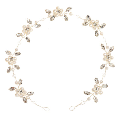 Soft Chain Pearl Headband Bridal Hair Ornament