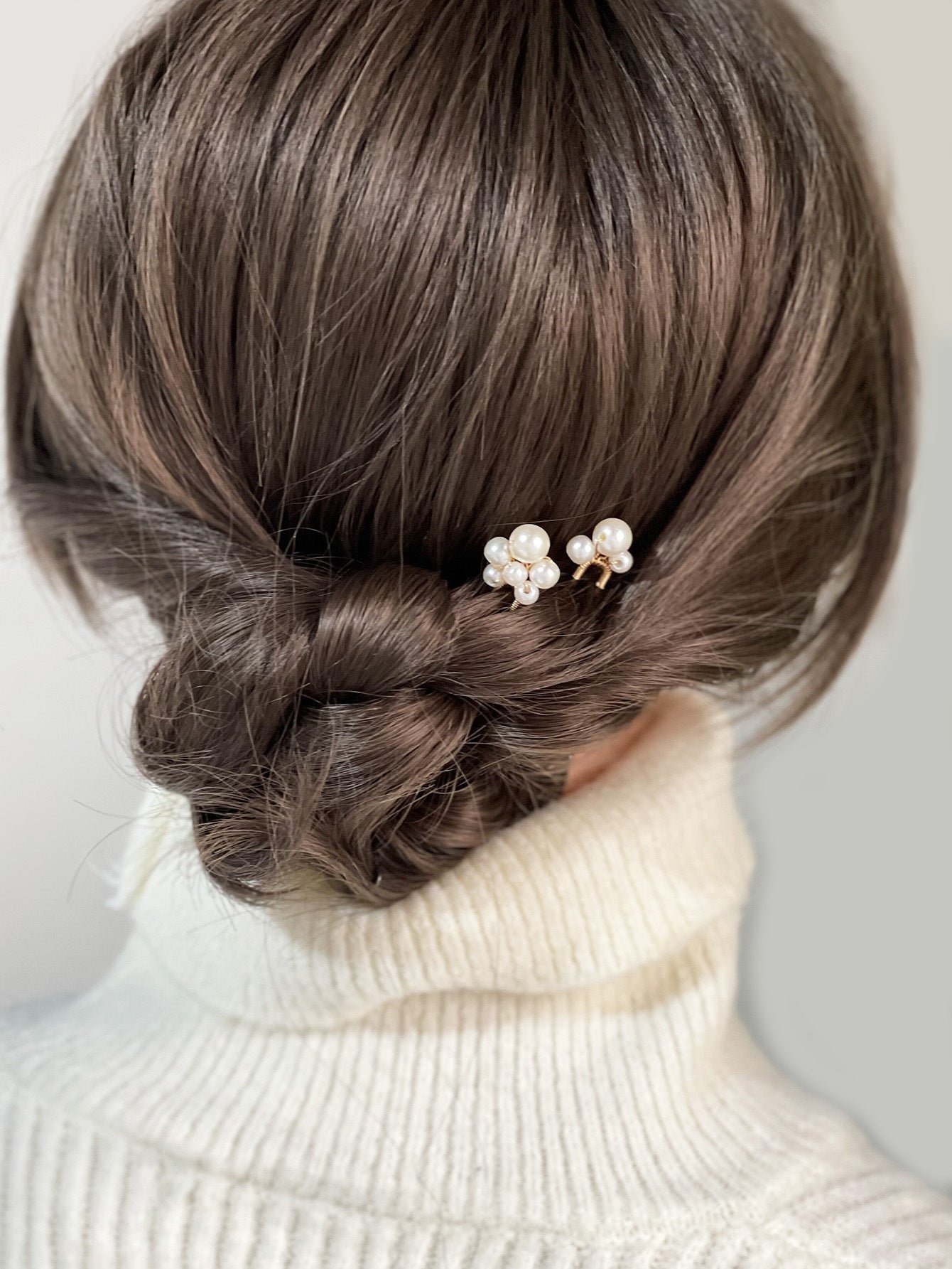 Baroque Vintage Pearl Hair Comb Set for Brides