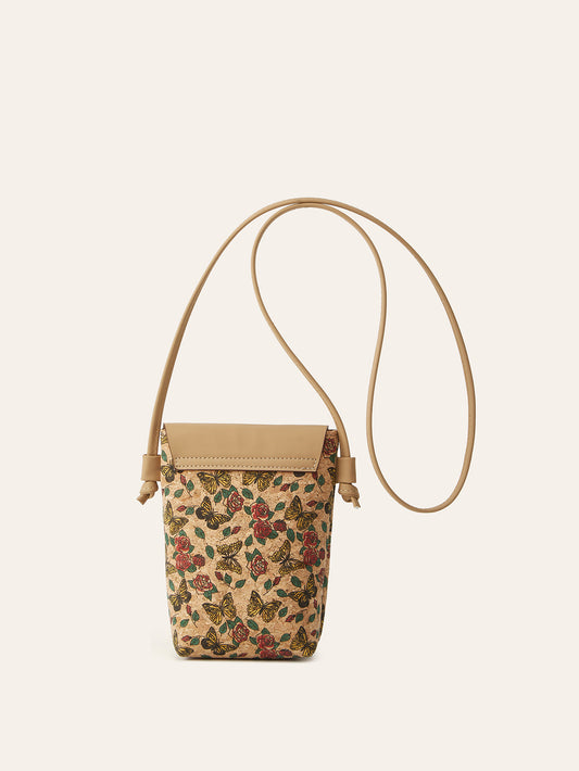 Trendy Cork Phone Bag Urban Minimalist Shoulder Crossbody Bag