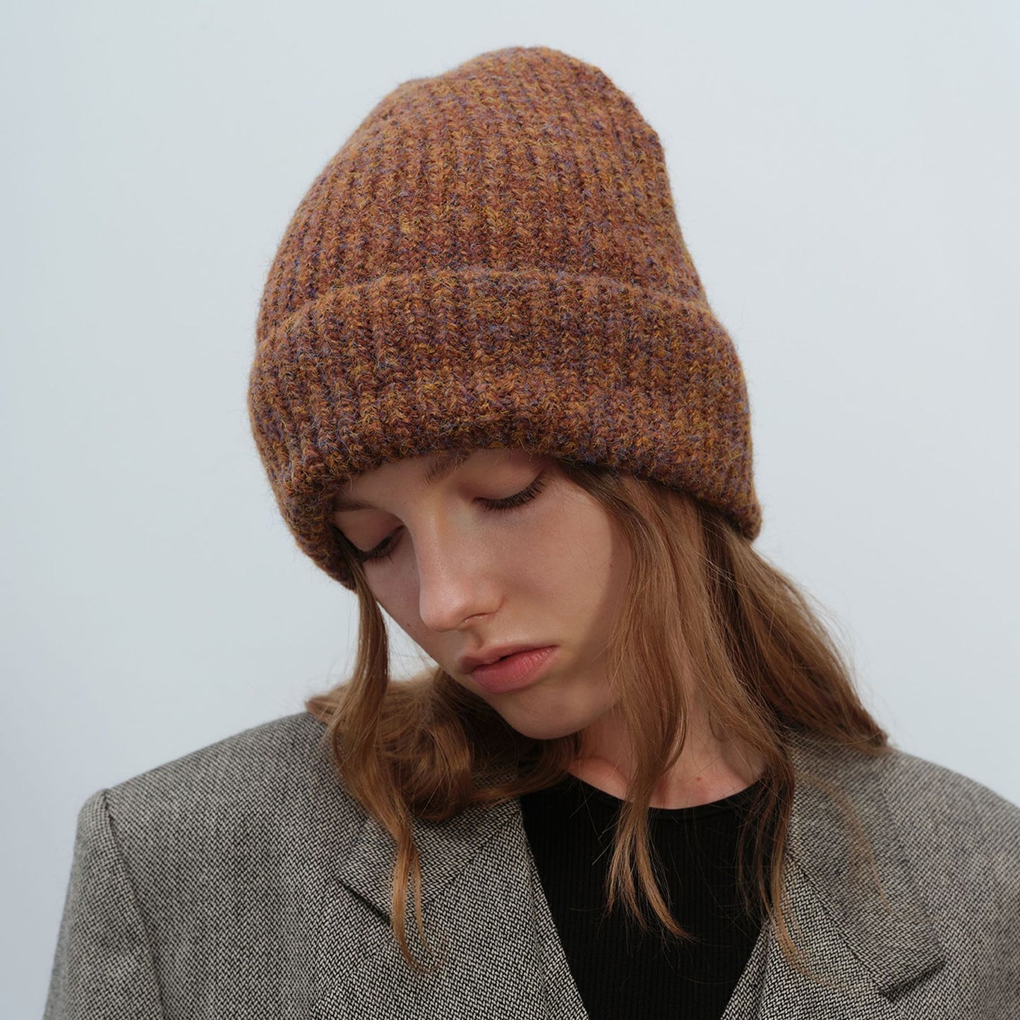 Thick Warm Knit Beanie Hat for Men and Women