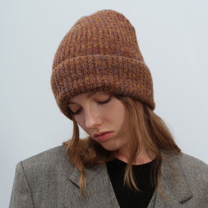 Thick Warm Knit Beanie Hat for Men and Women