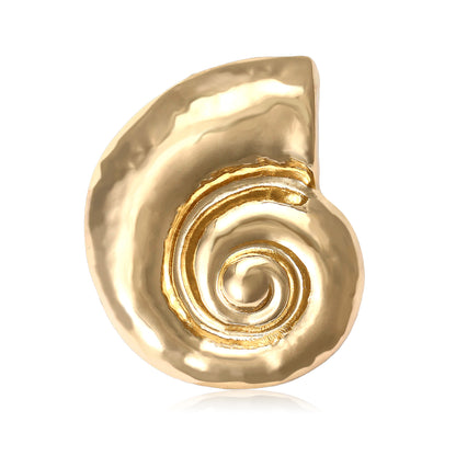 Trendy Snail Shell Brooch Alloy Decorative Pin for Women