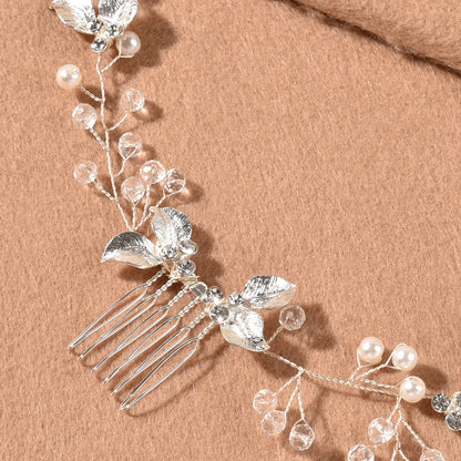 Handmade Gold Twist Comb New Bride Hair Accessory