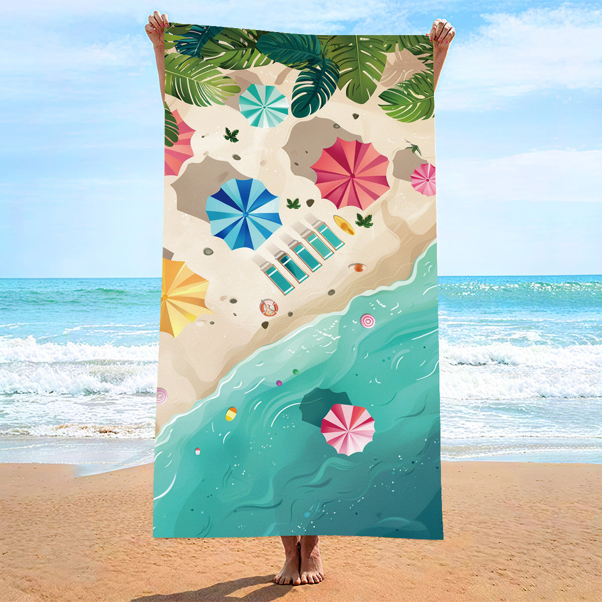 Ultra-Fine Microfiber Beach Towel