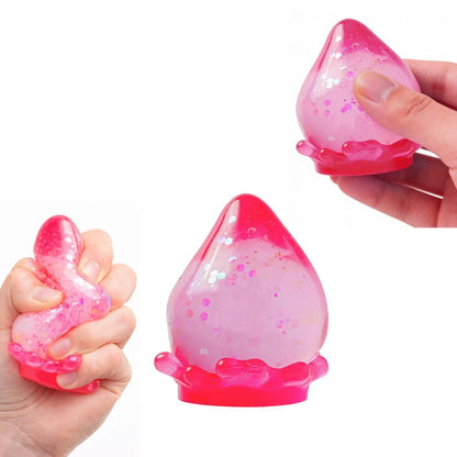 Squishy Waterdrop Design TPR Slow Rise Stress Toy