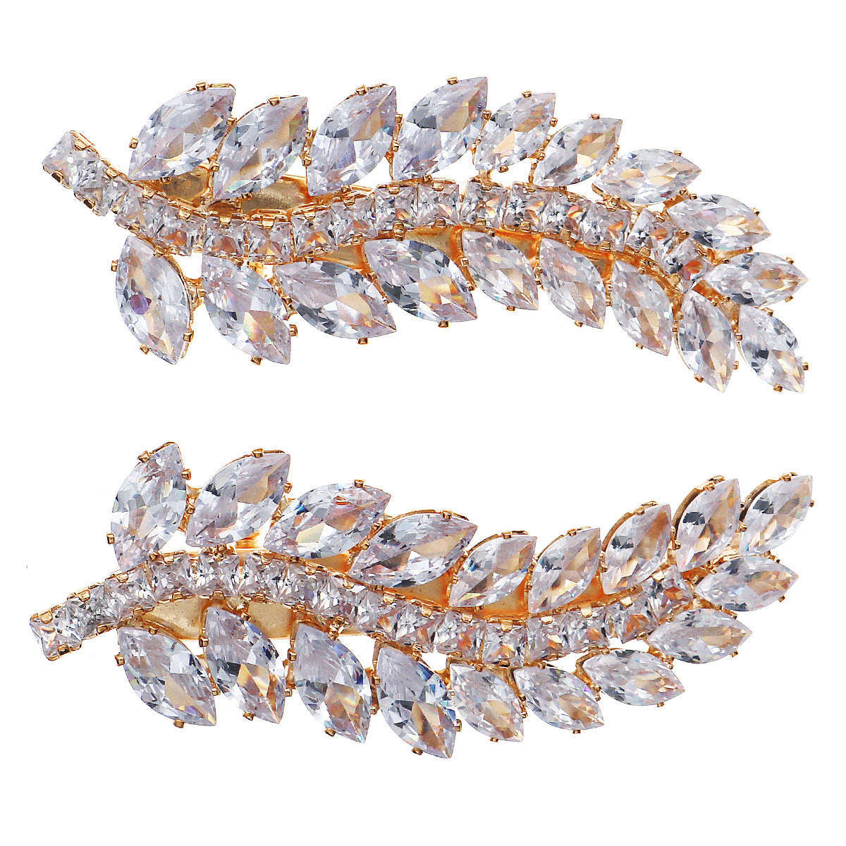 Elegant Zirconia Hair Clips for Everyday Style