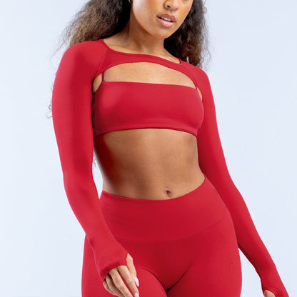 Women's Yoga Set Moisture-Wicking Workout Outfit