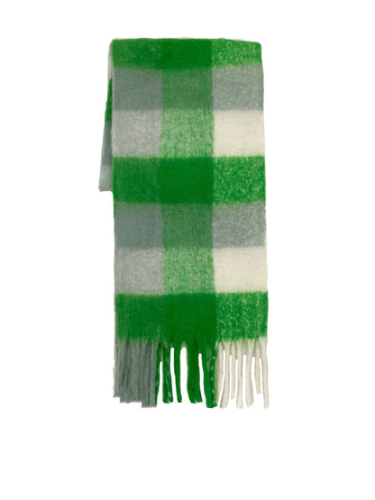 Trendy Plaid Scarf Plush Warm Women’s Shawl