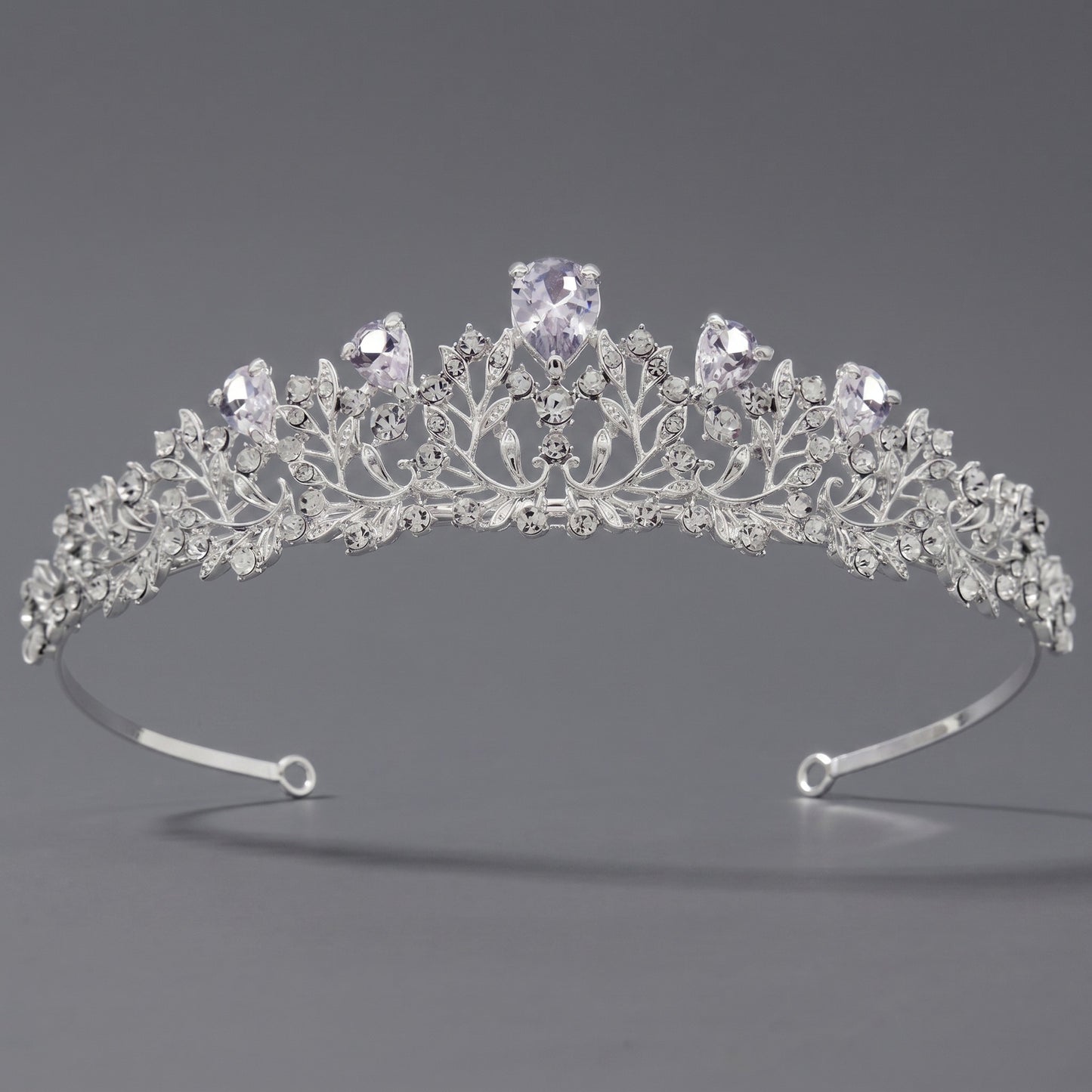 Luxury Rhinestone Princess Crown Headpiece for Birthdays and Weddings
