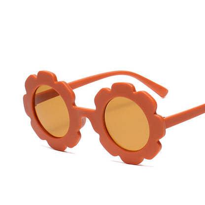 Trendy Kids' Sunglasses Cute Sunflower Design UV400 Protection